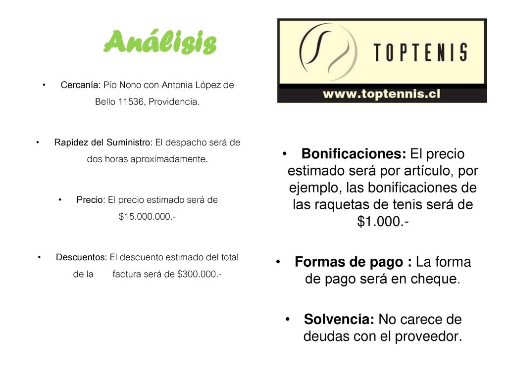 Análisis Cercanía: Pío Nono con Antonia López de Bello 11536, Providencia. Rapidez del Suministro: El despacho será de dos horas aproximadamente.