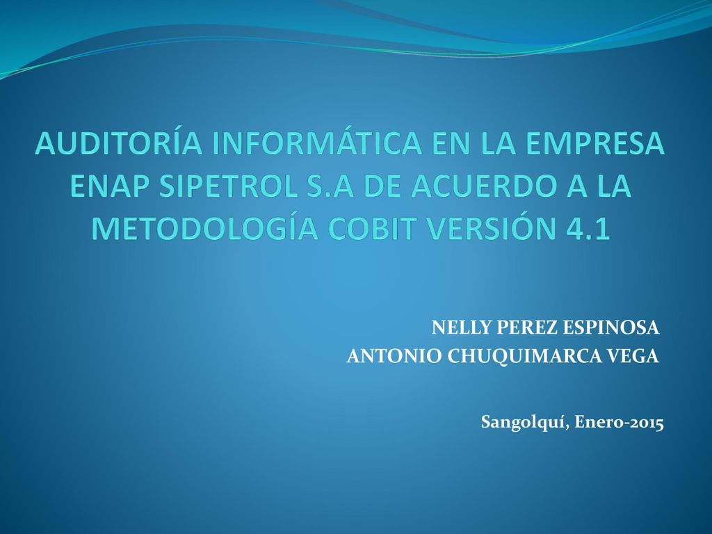 NELLY PEREZ ESPINOSA ANTONIO CHUQUIMARCA VEGA