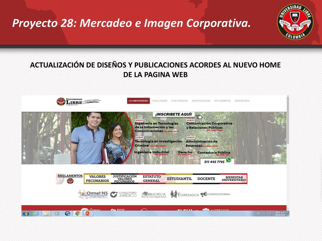 Proyecto 28: Mercadeo e Imagen Corporativa.