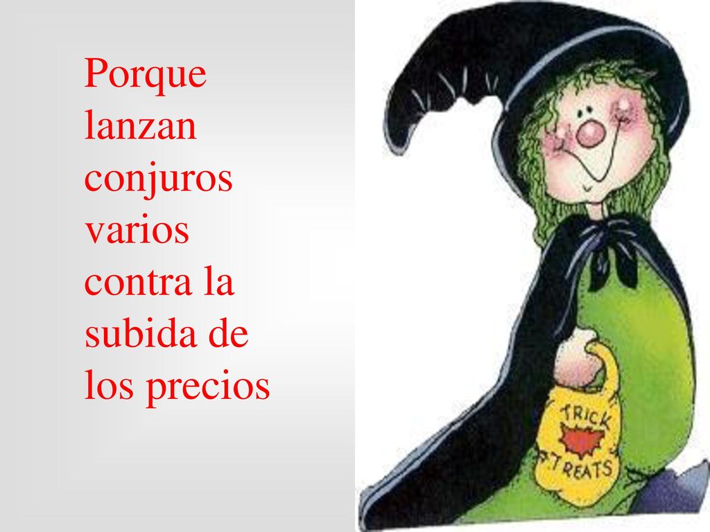 Porque lanzan conjuros varios contra la subida de los precios