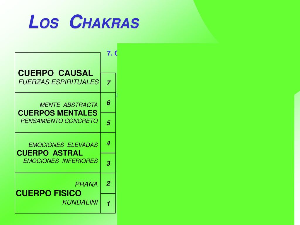 LOS CHAKRAS CUERPO CAUSAL CUERPO FISICO CUERPOS MENTALES CUERPO ASTRAL