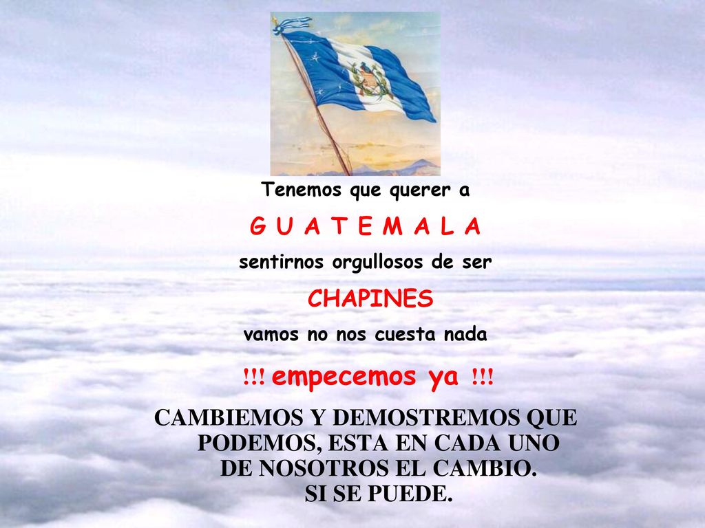sentirnos orgullosos de ser vamos no nos cuesta nada