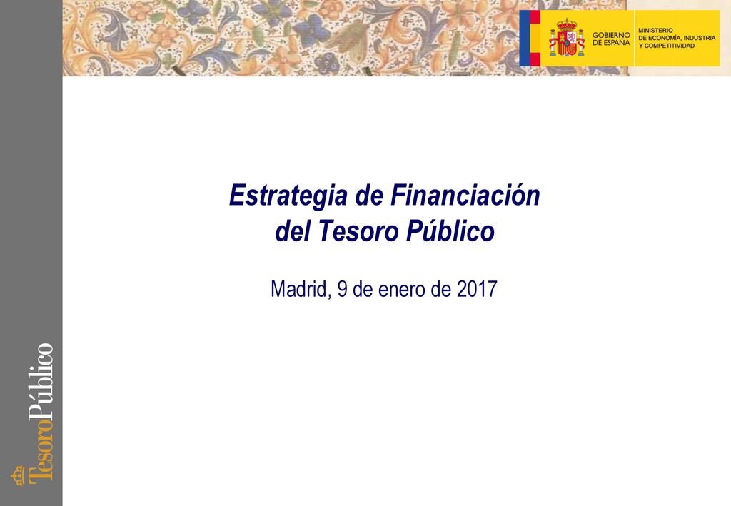 Resultados de la Financiación del Tesoro Público en 2016