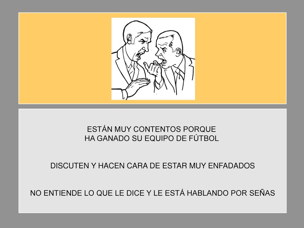 ESTÁN MUY CONTENTOS PORQUE HA GANADO SU EQUIPO DE FÚTBOL