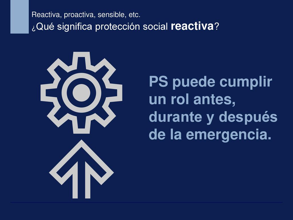 PS puede cumplir un rol antes, durante y después de la emergencia.