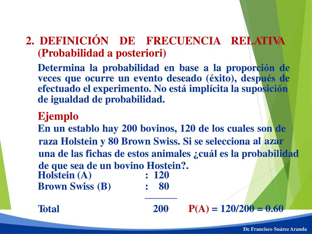 En un establo hay 200 bovinos, 120 de los cuales son de