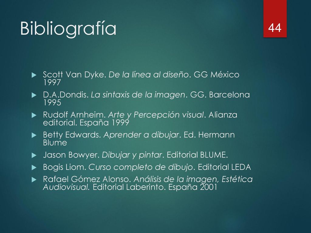 Bibliografía Scott Van Dyke. De la línea al diseño. GG México 1997