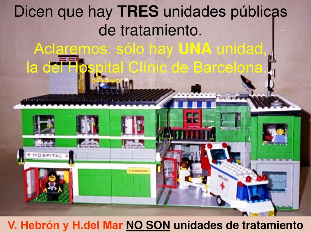 V. Hebrón y H.del Mar NO SON unidades de tratamiento