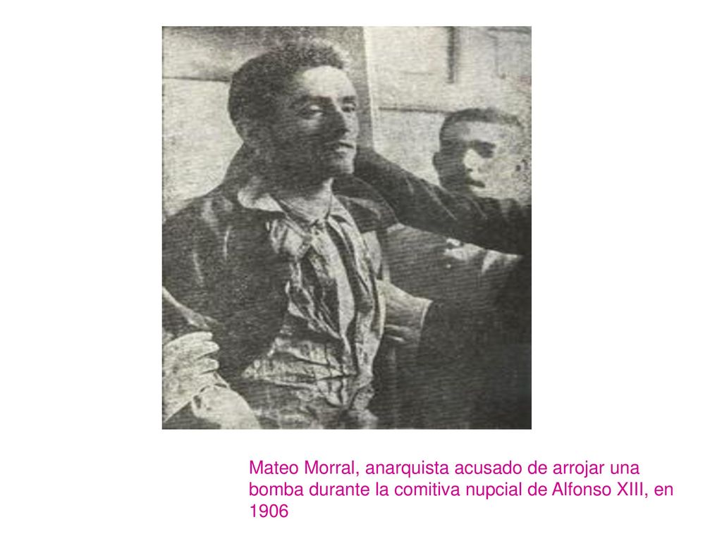 Mateo Morral, anarquista acusado de arrojar una bomba durante la comitiva nupcial de Alfonso XIII, en 1906