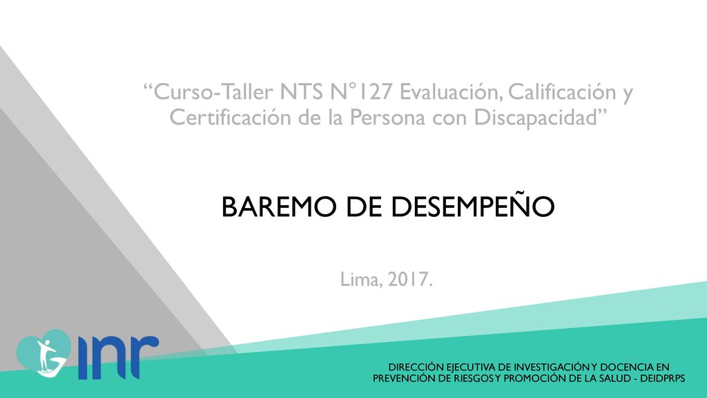DIRECCIÓN EJECUTIVA DE INVESTIGACIÓN Y DOCENCIA EN PREVENCIÓN DE RIESGOS Y PROMOCIÓN DE LA SALUD - DEIDPRPS