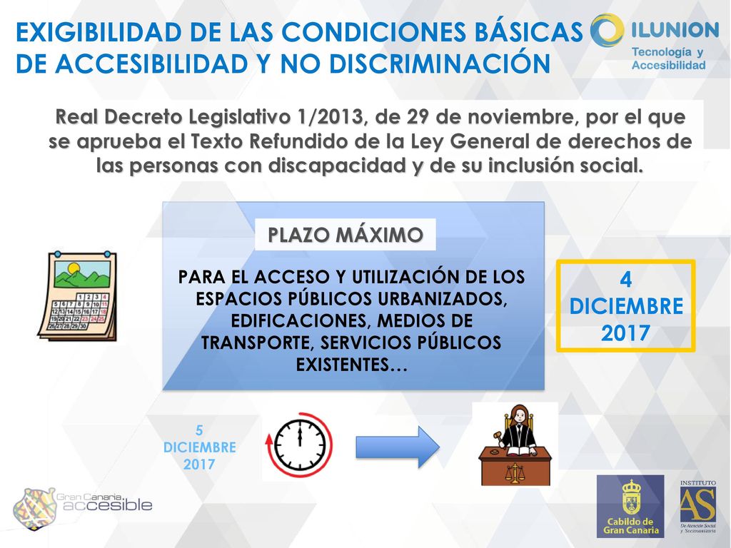 EXIGIBILIDAD DE LAS CONDICIONES BÁSICAS DE ACCESIBILIDAD Y NO DISCRIMINACIÓN