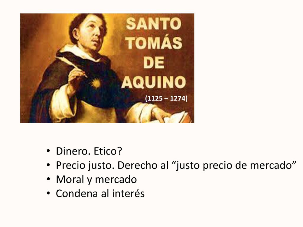 Precio justo. Derecho al justo precio de mercado Moral y mercado