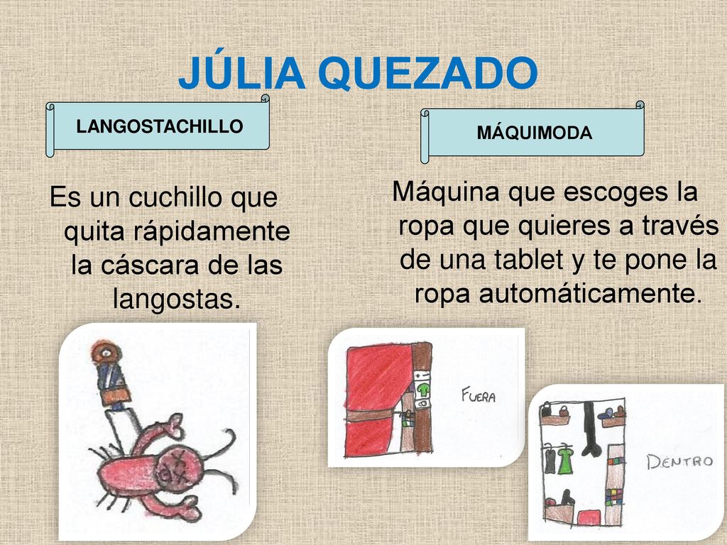 Es un cuchillo que quita rápidamente la cáscara de las langostas.
