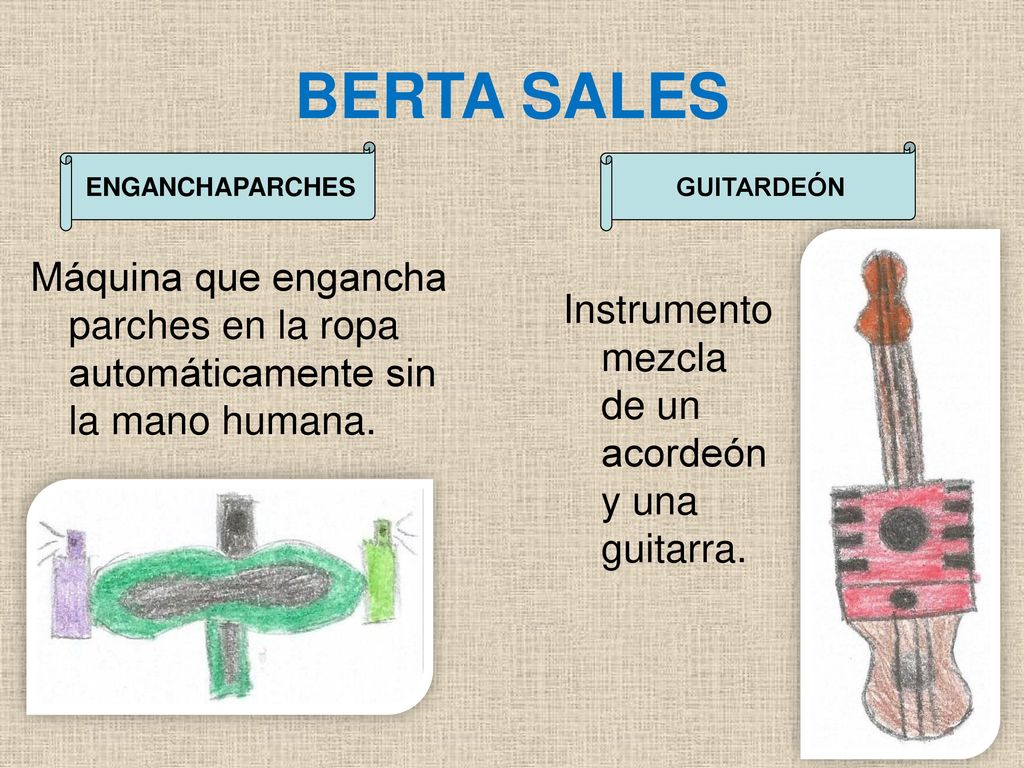 BERTA SALES ENGANCHAPARCHES. GUITARDEÓN. Máquina que engancha parches en la ropa automáticamente sin la mano humana.