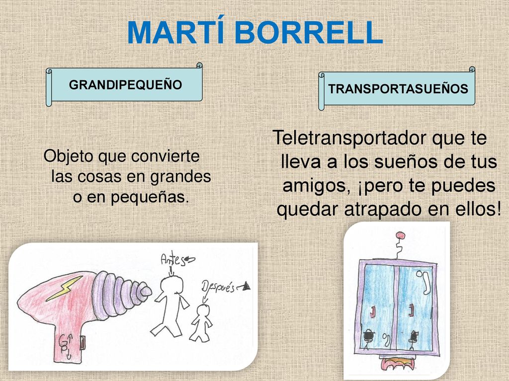 Objeto que convierte las cosas en grandes o en pequeñas.