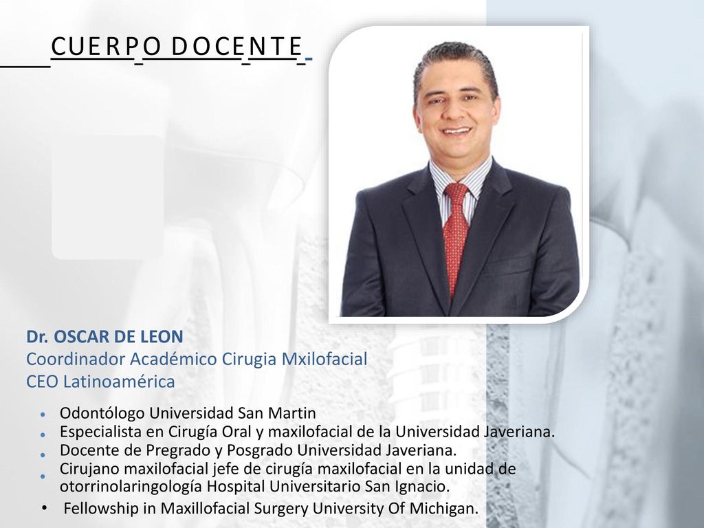 C U E R P_O D O C E_N T E_ Odontólogo Universidad San Martin