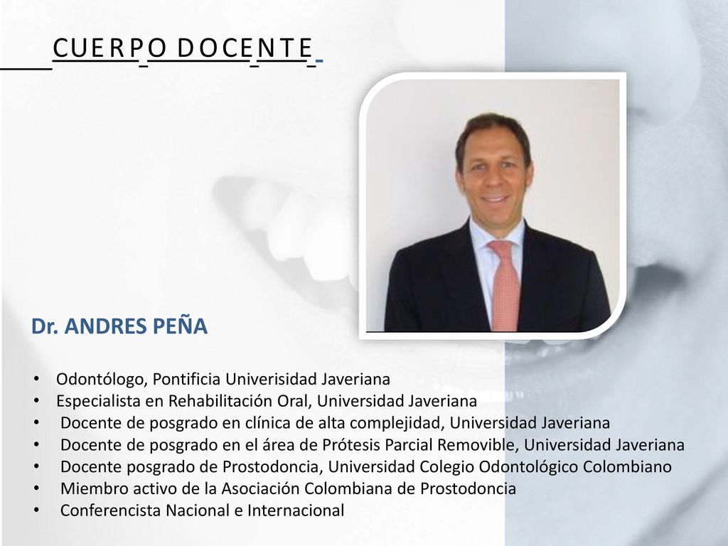 C U E R P_O D O C E_N T E_ Dr. ANDRES PEÑA