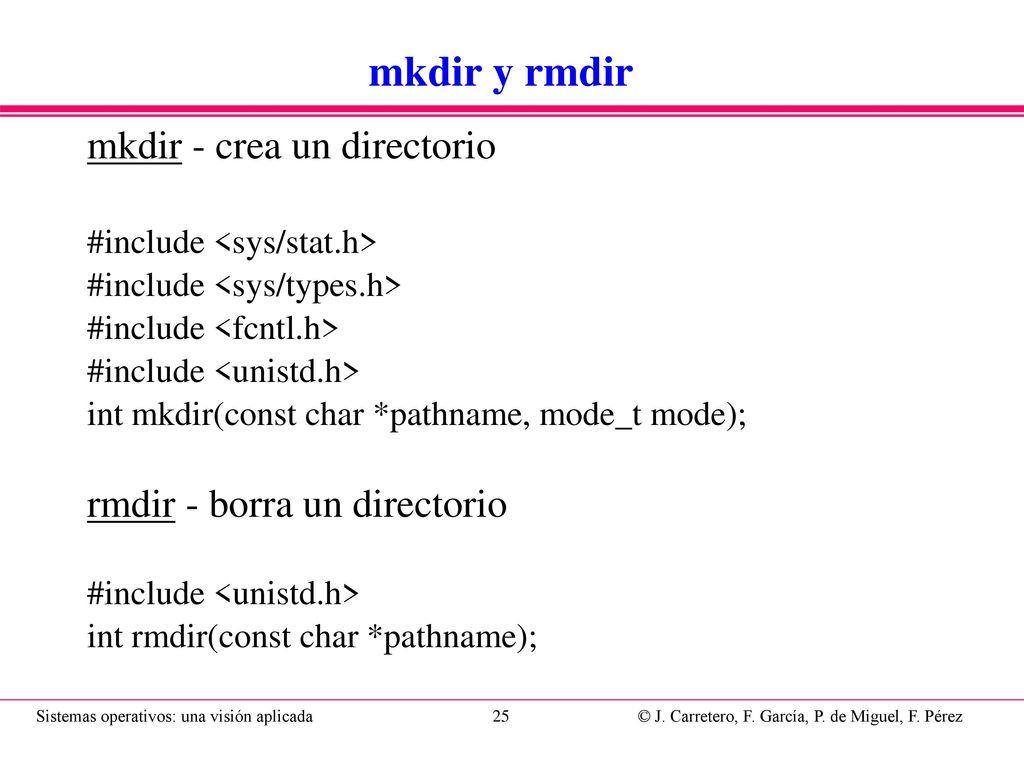 chdir y getcwd chdir, fchdir - cambia el directorio de trabajo