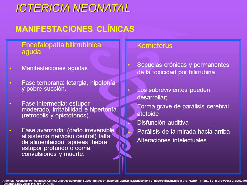 ICTERICIA NEONATAL MANIFESTACIONES CLÍNICAS