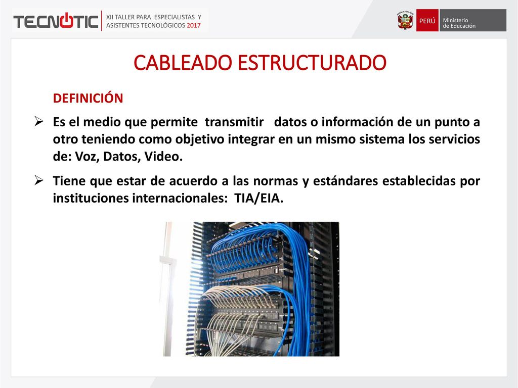 Cableado Estructurado (Red de datos) - ppt descargar