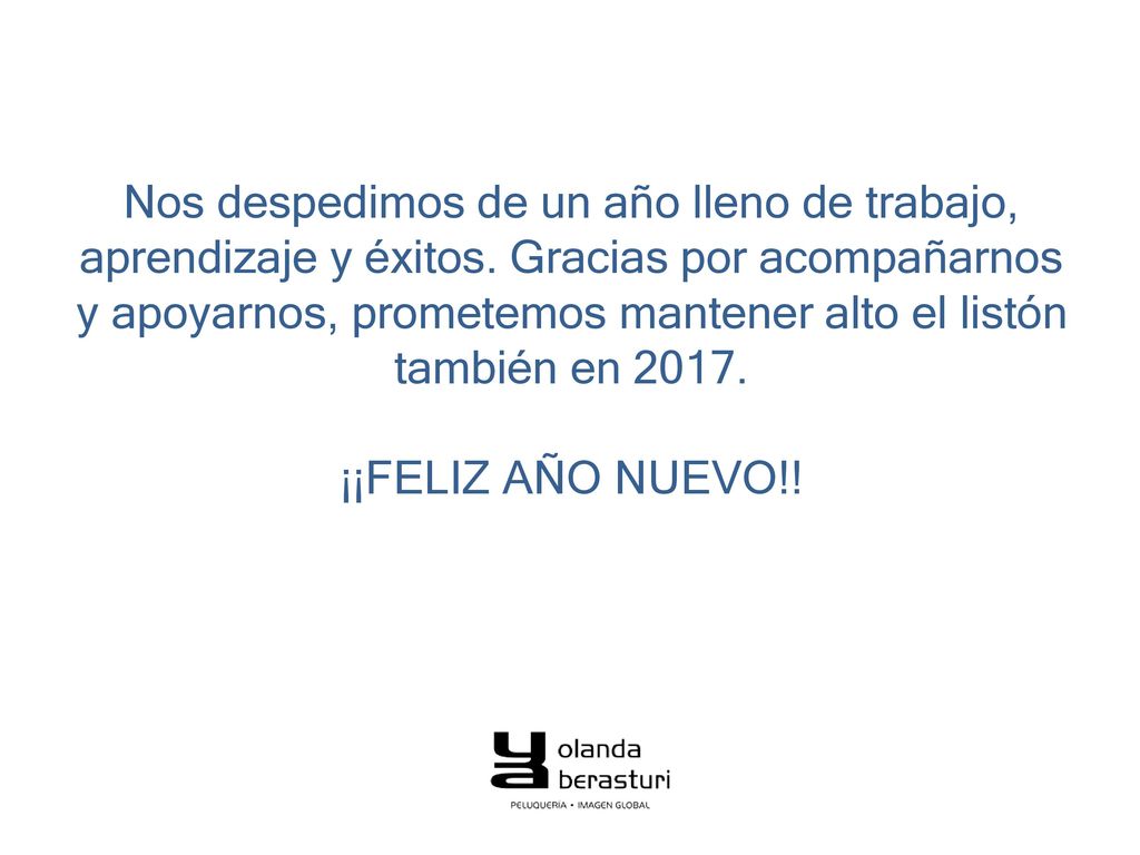 Nos despedimos de un año lleno de trabajo, aprendizaje y éxitos