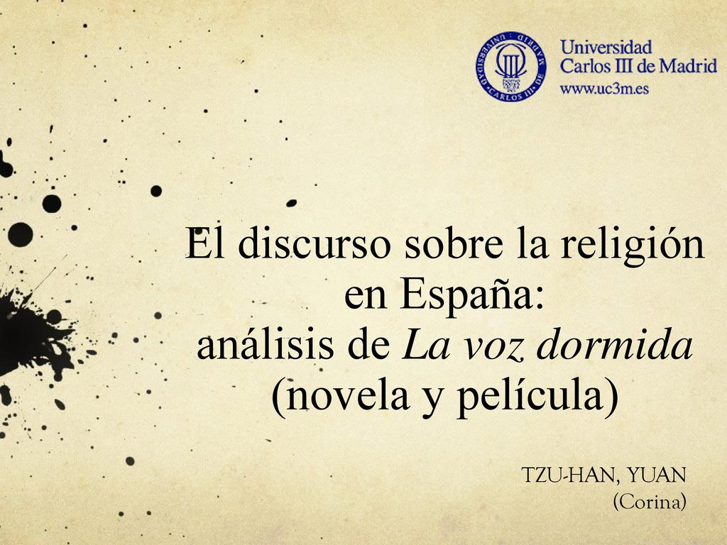 El discurso sobre la religión en España: análisis de La voz dormida (novela y película)