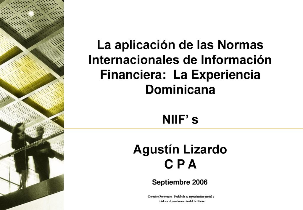La aplicación de las Normas Internacionales de Información Financiera: La Experiencia Dominicana