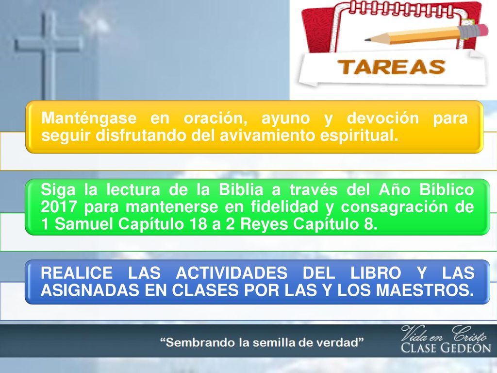 Manténgase en oración, ayuno y devoción para seguir disfrutando del avivamiento espiritual.