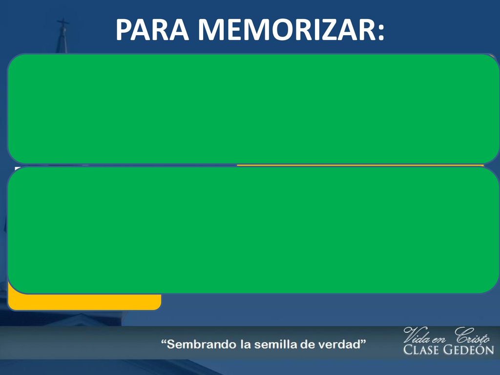 PARA MEMORIZAR: Y pelearán contra ti, mas no te vencerán; porque yo soy contigo, dice Jehová, para librarte. Jeremías 1:19.