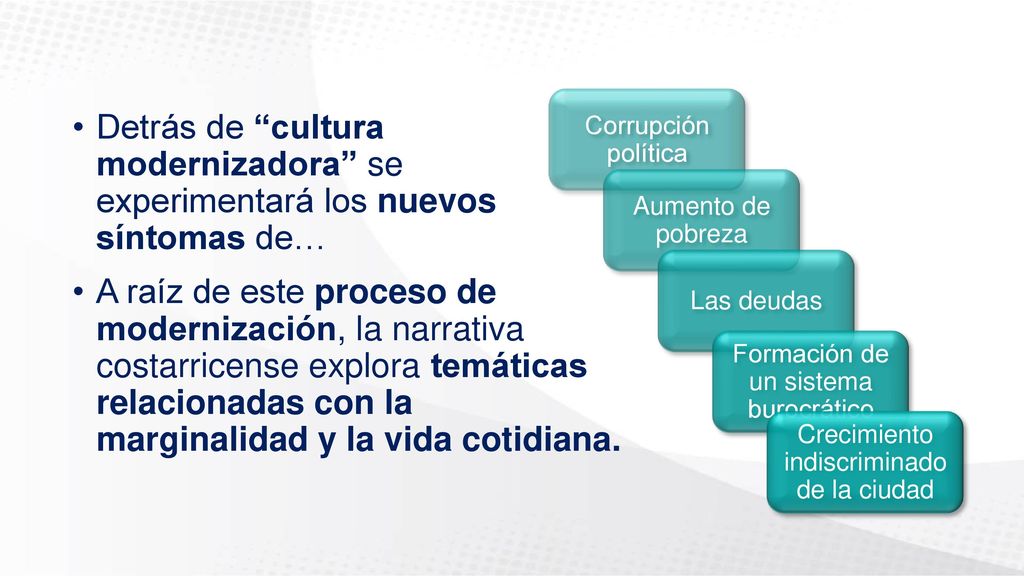 Corrupción política Detrás de cultura modernizadora se experimentará los nuevos síntomas de…