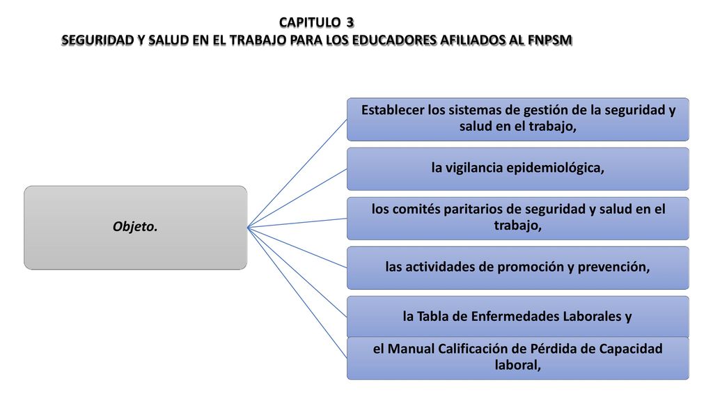 SEGURIDAD Y SALUD EN EL TRABAJO PARA LOS EDUCADORES AFILIADOS AL FNPSM