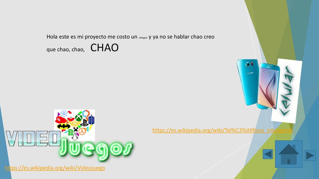 Hola este es mi proyecto me costo un chingon y ya no se hablar chao creo que chao, chao, CHAO