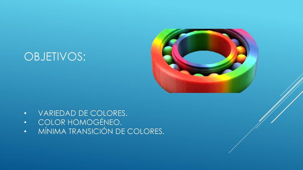 Objetivos: variedad de colores. Color Homogéneo.