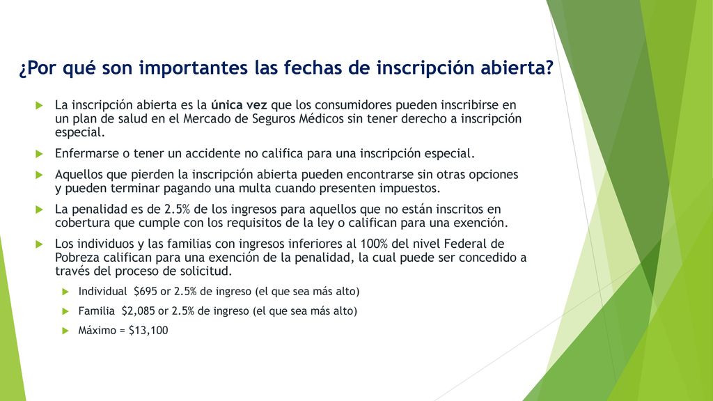 ¿Por qué son importantes las fechas de inscripción abierta