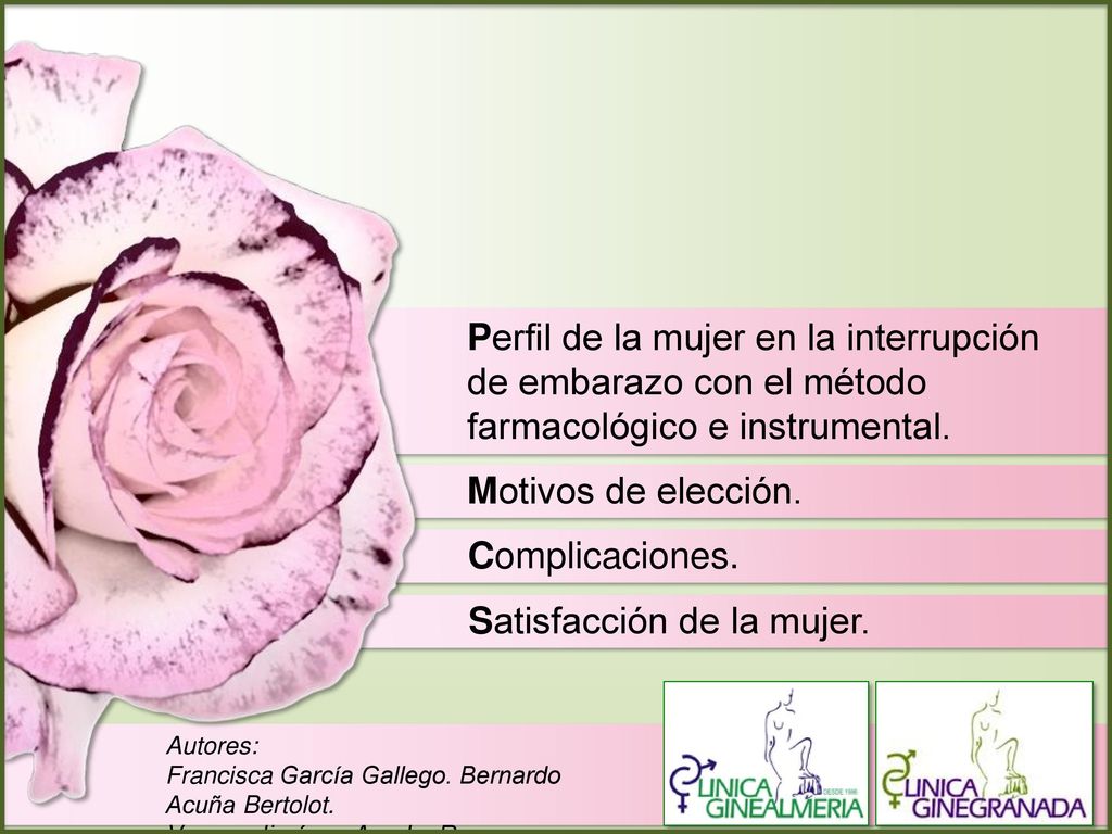 Perfil de la mujer en la interrupción de embarazo con el método