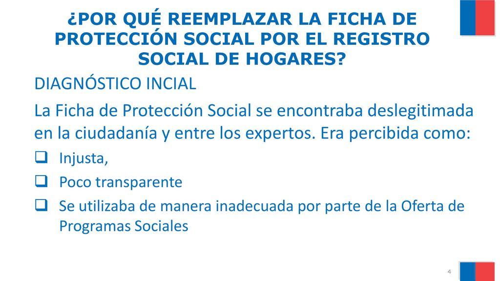 ¿POR QUÉ REEMPLAZAR LA FICHA DE PROTECCIÓN SOCIAL POR EL REGISTRO SOCIAL DE HOGARES