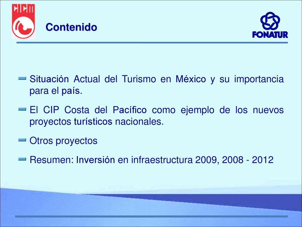 Contenido Situación Actual del Turismo en México y su importancia para el país.