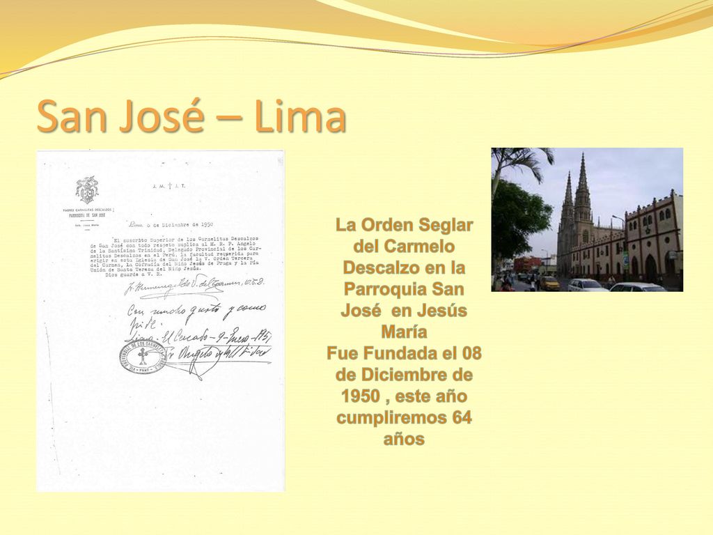 Fue Fundada el 08 de Diciembre de 1950 , este año cumpliremos 64 años