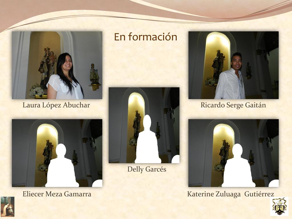 En formación Laura López Abuchar Ricardo Serge Gaitán Delly Garcés