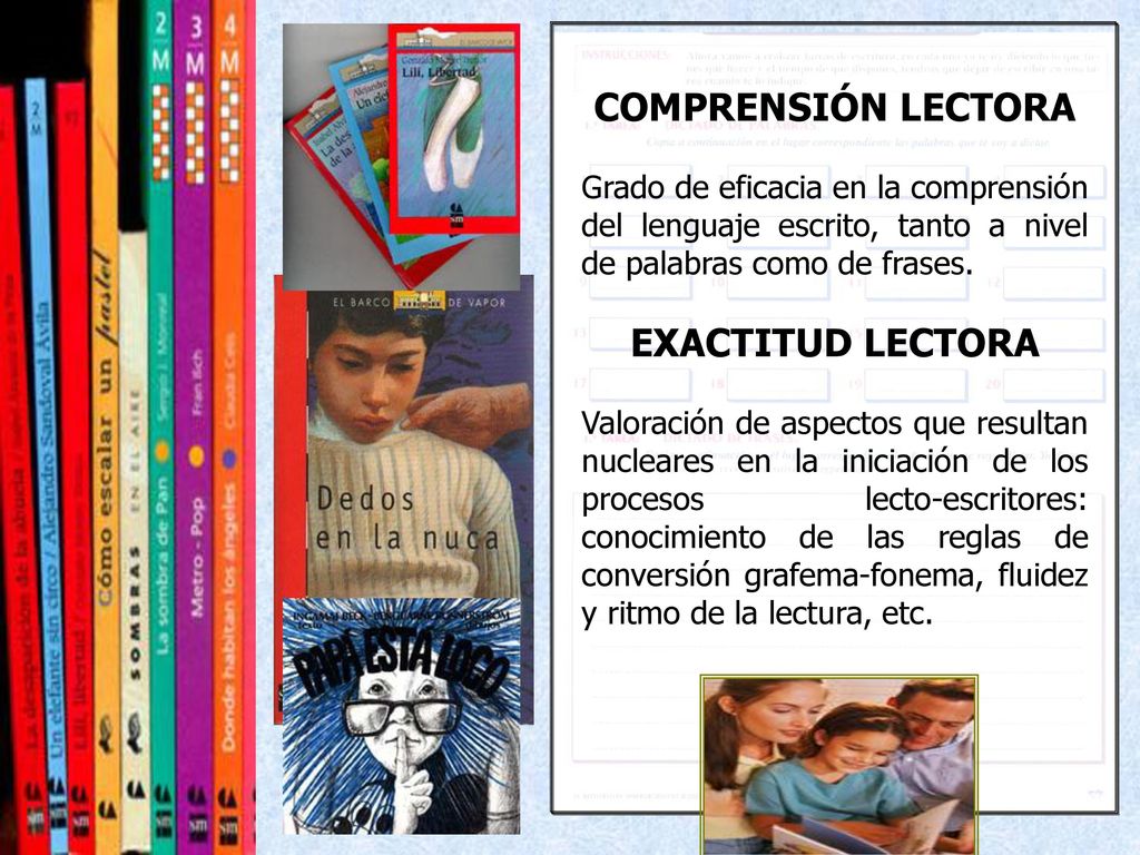 COMPRENSIÓN LECTORA EXACTITUD LECTORA