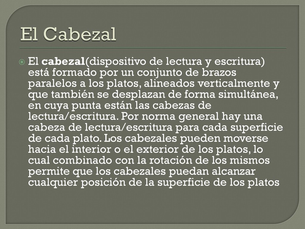 El Cabezal