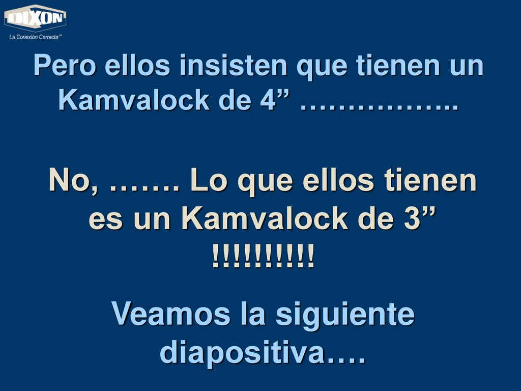 No, ……. Lo que ellos tienen es un Kamvalock de 3 !!!!!!!!!!
