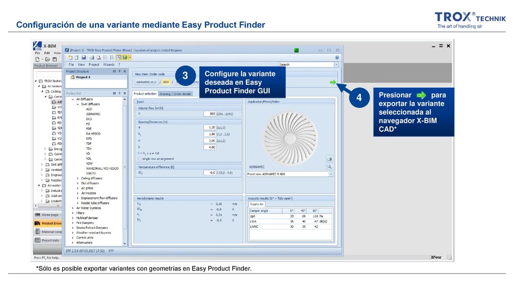 3 4 Configuración de una variante mediante Easy Product Finder