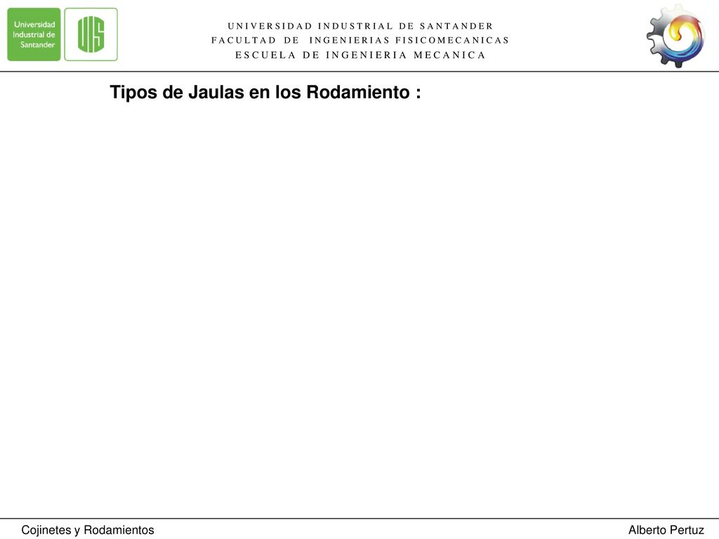 Tipos de Jaulas en los Rodamiento :