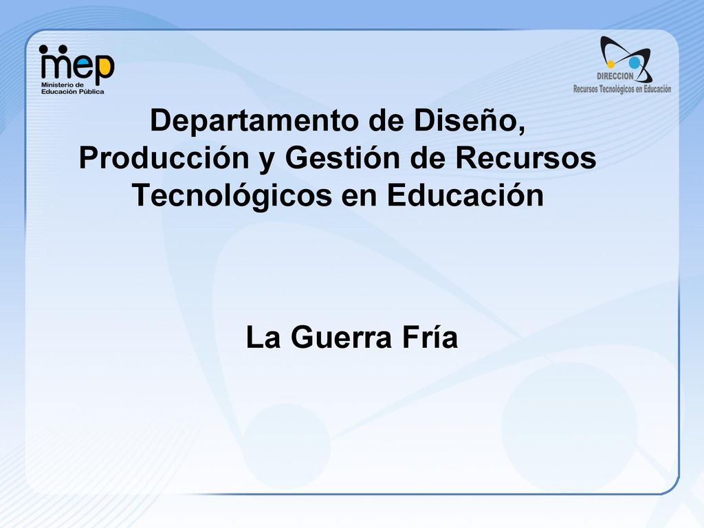 Departamento de Diseño, Producción y Gestión de Recursos Tecnológicos en Educación