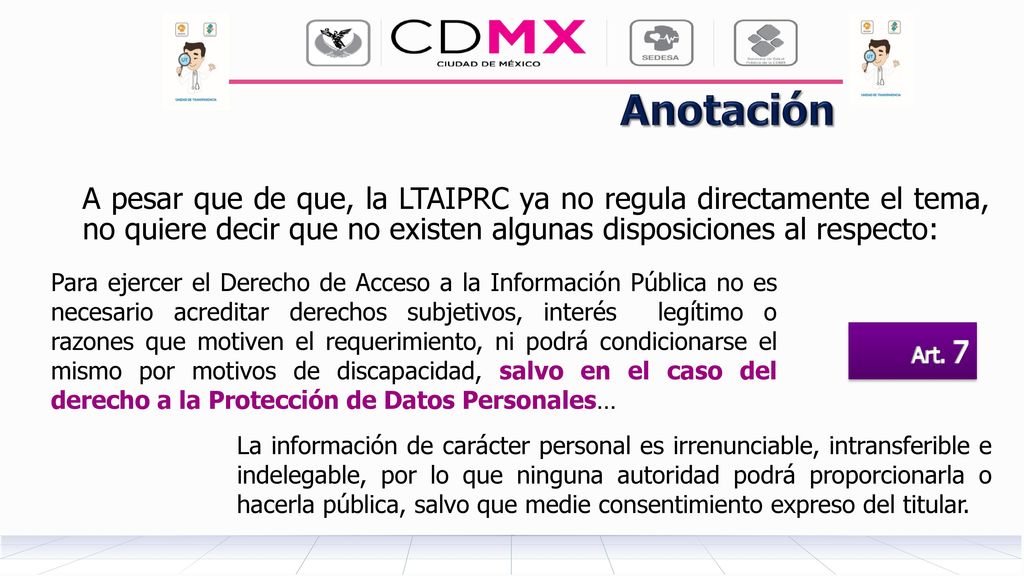 Tema Dos Breve historia de la protección de datos personales en el Distrito Federal