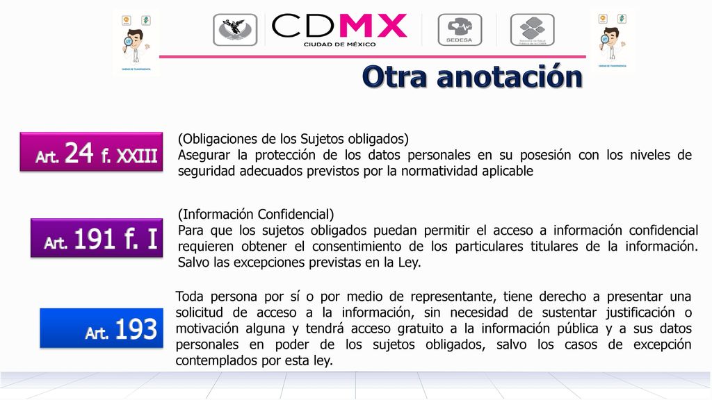 Derecho a la protección de datos personales obtuvo su autonomía, al ser publicada la Ley de Protección de Datos Personales para el Distrito Federal. (3-oct)
