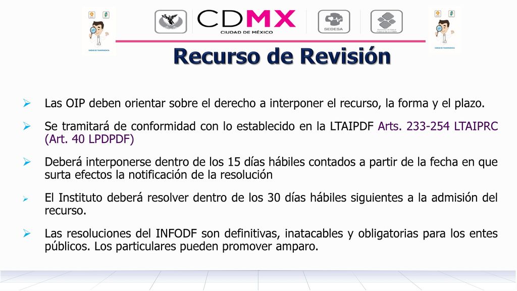 249 Costos Concepto Monto Copia certificada por cada página $2.22