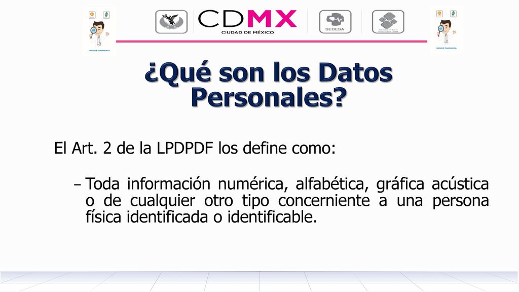 Plan de sesión TEMAS: Introducción al Derecho a la Protección de Datos Personales. Principios Rectores.