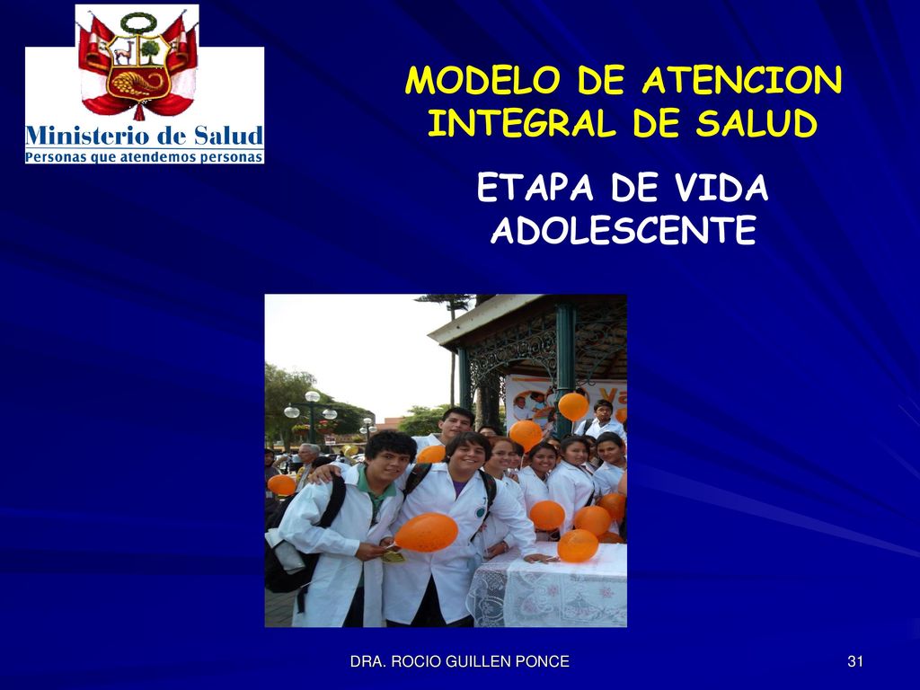 MODELO DE ATENCION INTEGRAL DE SALUD ETAPA DE VIDA ADOLESCENTE